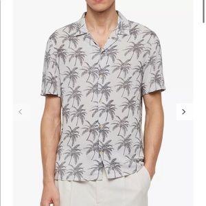 AllSaints SantaCruz Shirt, Off White/Black